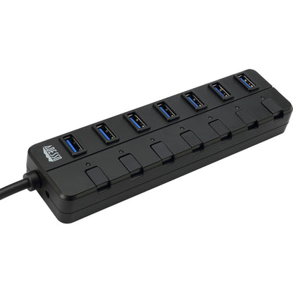 Alternate-Image1 Image for Adesso 7-ports USB 3.0 Hub with 5V2A Power Adaptor
