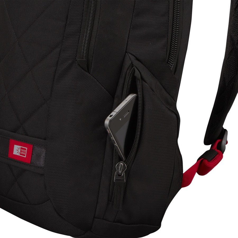 Alternate-Image2 Image for Case Logic DLBP-114 Carrying Case (Backpack) for 13" to 15" Apple Cell Phone, iPod, Accessories, Notebook, MacBook - Black