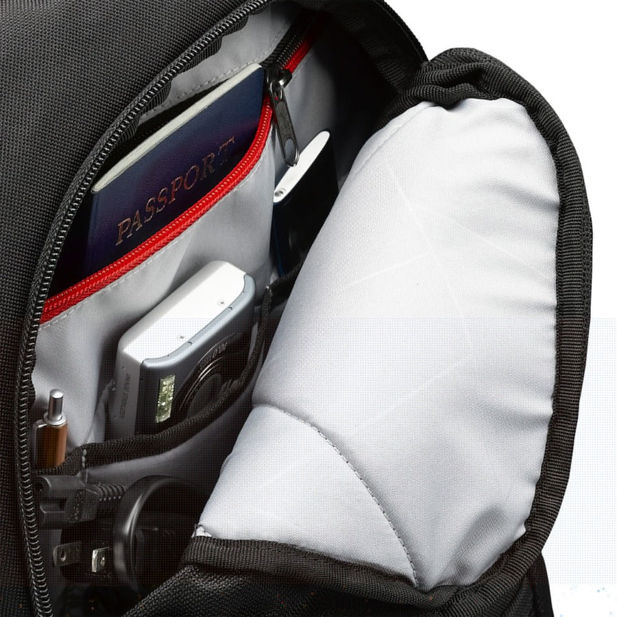 Alternate-Image6 Image for Case Logic DLBP-114 Carrying Case (Backpack) for 13" to 15" Apple Cell Phone, iPod, Accessories, Notebook, MacBook - Black