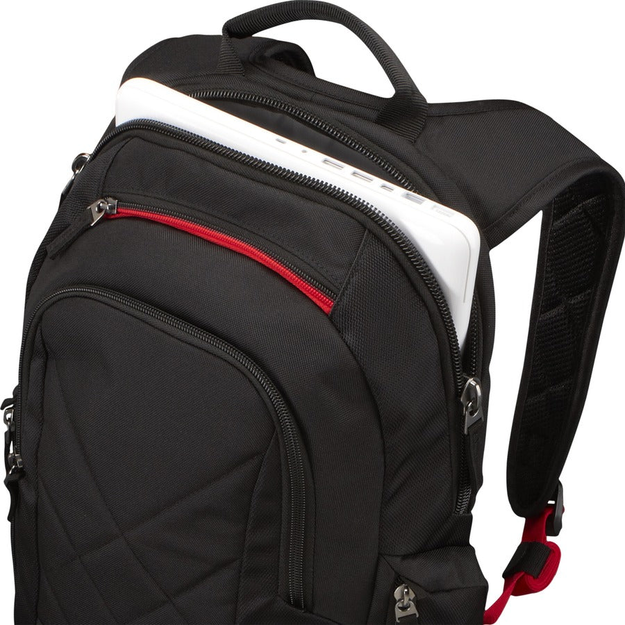Alternate-Image4 Image for Case Logic DLBP-114 Carrying Case (Backpack) for 13" to 15" Apple Cell Phone, iPod, Accessories, Notebook, MacBook - Black