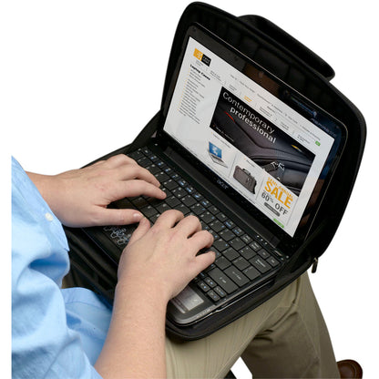 Life-Style Image for Case Logic QNS-111 Carrying Case (Sleeve) for 11" to 11.6" Apple, Google Chromebook, MacBook Air - Black