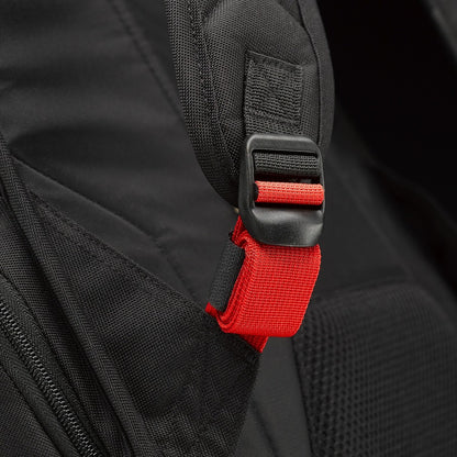 Alternate-Image5 Image for Case Logic DLBP-116 Carrying Case (Backpack) for 16" Apple Water Bottle, Notebook, Cell Phone, iPod, Accessories - Black