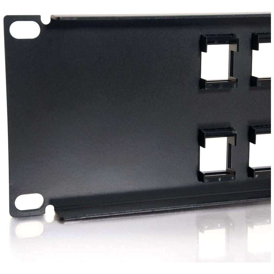 Alternate-Image3 Image for C2G 24-Port Blank Keystone/Multimedia Patch Panel