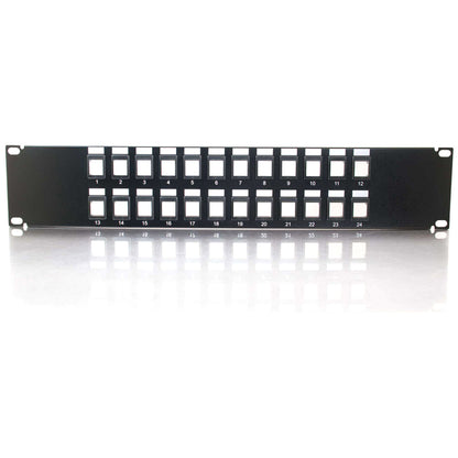 Alternate-Image1 Image for C2G 24-Port Blank Keystone/Multimedia Patch Panel