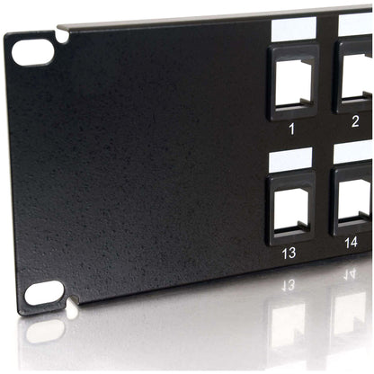 Alternate-Image4 Image for C2G 24-Port Blank Keystone/Multimedia Patch Panel