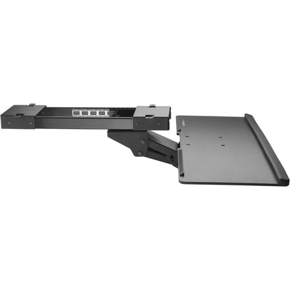 Alternate-Image1 Image for StarTech.com Under Desk Keyboard Tray - Adjustable - Keyboard Drawer - Computer Keyboard Stand - Keyboard Shelf 26.4in W - Keyboard Shelf