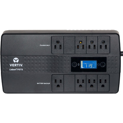 Front Image for Vertiv Liebert PST5 UPS - 660VA/400W 120V| Battery Backup & Surge Protection