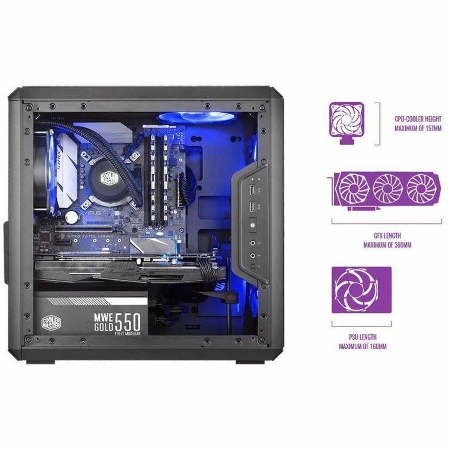 Alternate-Image2 Image for Cooler Master MasterBox MCB-Q300L-KANN-S00 Computer Case