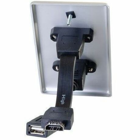 Alternate-Image3 Image for C2G HMDI and USB B Pass Through Wall Plate - Single Gang