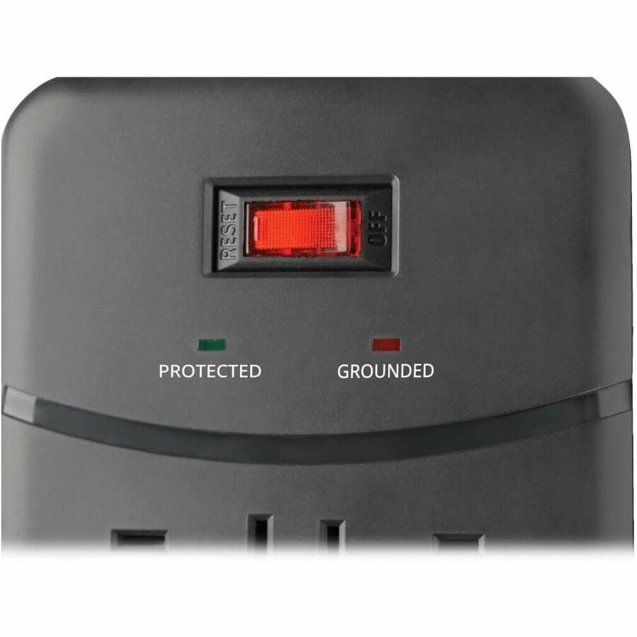 Alternate-Image7 Image for Eaton Tripp Lite Series Protect It! 12-Outlet Surge Protector, 8 ft. (2.43 m) Cord, 4320 Joules, Tel/Modem/Coax Protection, 2 USB Ports, Black