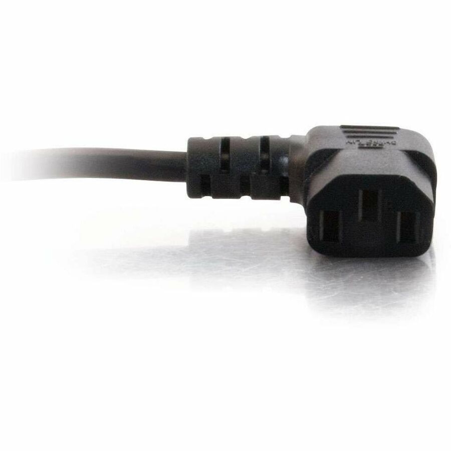 Alternate-Image3 Image for C2G Universal Power Cord - Right Angle - 18 AWG - NEMA 5-15P to IEC320C13R