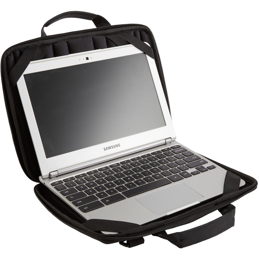 Alternate-Image1 Image for Case Logic QNS-311 Carrying Case (Attach&eacute;) for 13.3" Notebook, Accessories - Black
