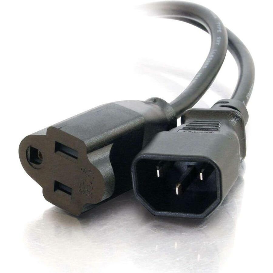 Main Image for C2G 1ft Monitor Power Cord - 18 AWG - IEC320C14 to NEMA 5-15R