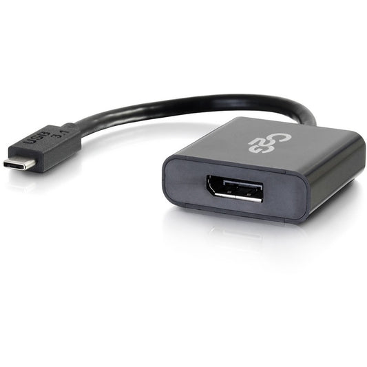 Main Image for C2G USB C to DisplayPort Adapter - USB Type-C to DP - 4K 30Hz - Black - M/M