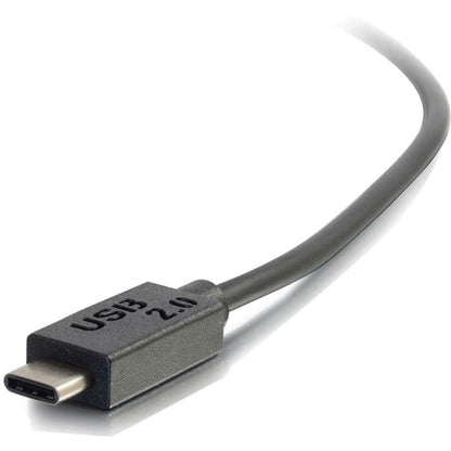 Alternate-Image6 Image for C2G 3ft (0.9m) USB 2.0 USB-C to USB-A Cable M/M - Black