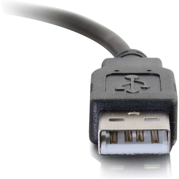 Alternate-Image5 Image for C2G 3ft (0.9m) USB 2.0 USB-C to USB-A Cable M/M - Black