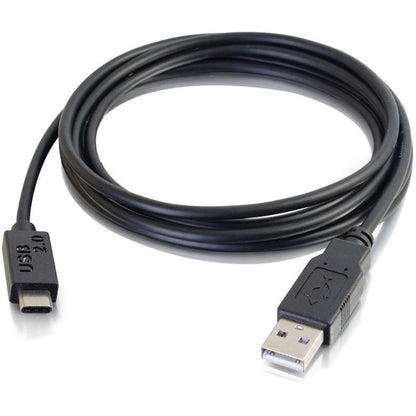 Main Image for C2G 3ft (0.9m) USB 2.0 USB-C to USB-A Cable M/M - Black