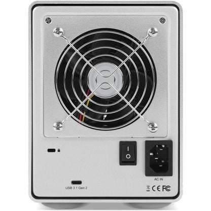 Rear Image for OWC Mercury Elite Pro Quad USB-C (10Gb/s) RAID Storage Enclosure With SoftRAID