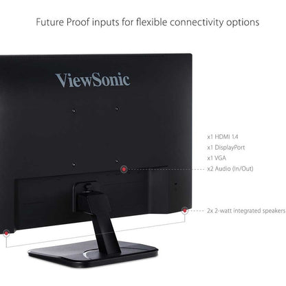 Alternate-Image3 Image for ViewSonic VA2256-MHD 22 Inch 1080p Monitor, IPS Display with FreeSync for Smooth Home and Office Viewing, HDMI, DisplayPort, and VGA Inputs