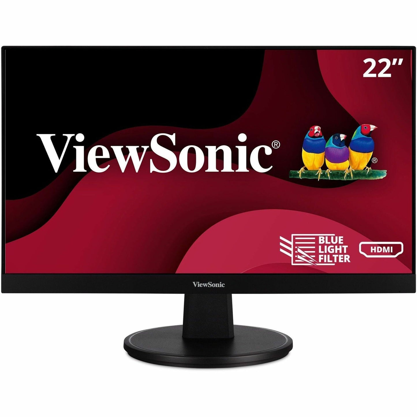 Main Image for ViewSonic VA2256-MHD 22 Inch 1080p Monitor, IPS Display with FreeSync for Smooth Home and Office Viewing, HDMI, DisplayPort, and VGA Inputs