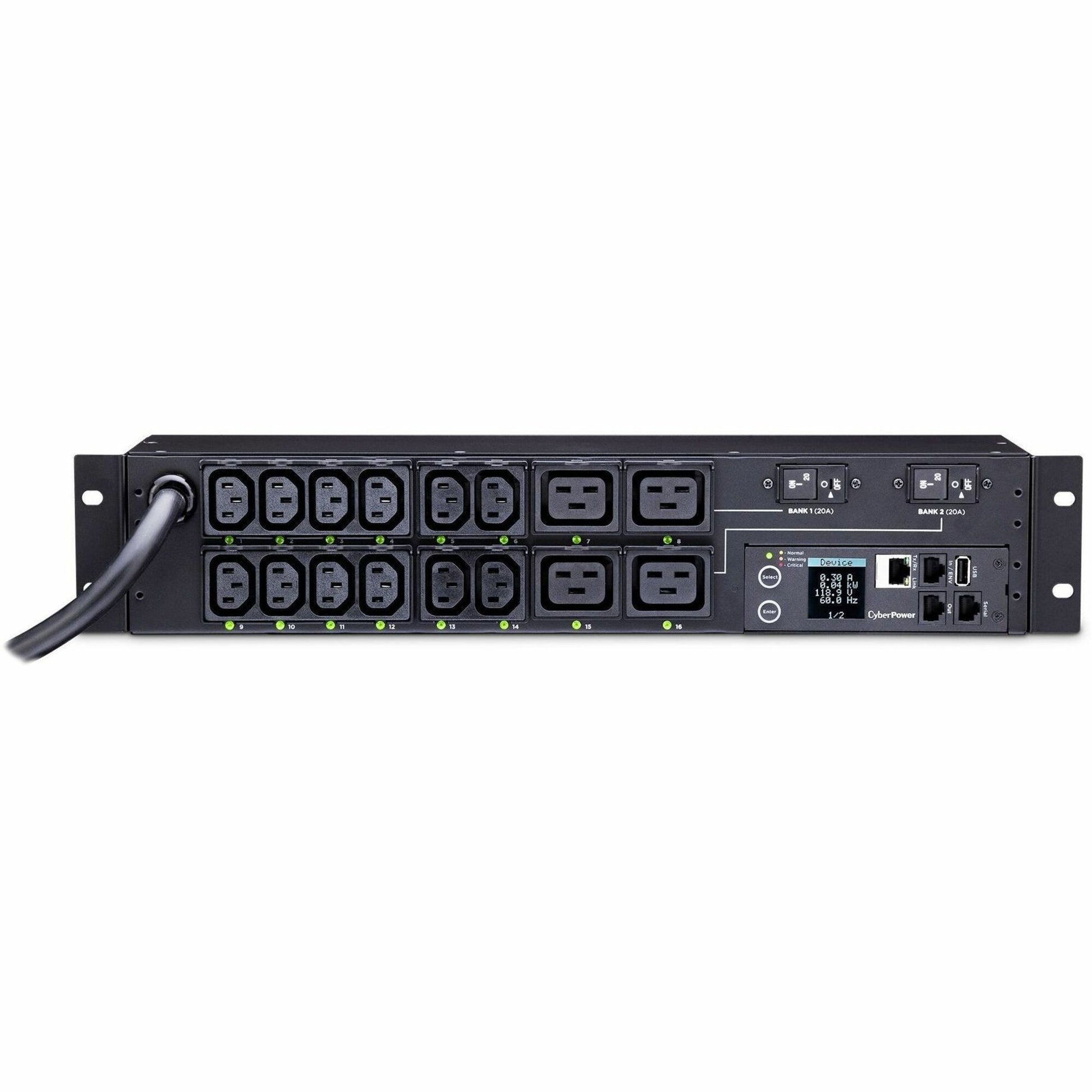 Main Image for CyberPower PDU41008 Single Phase 200 - 240 VAC 30A Switched PDU