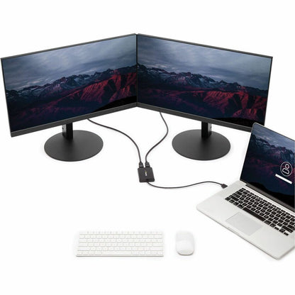 Alternate-Image4 Image for StarTech.com USB to Dual DisplayPort Adapter - 4K 60Hz - USB 3.0 5Gbps - USB Dual Monitor Adapter - Dual DisplayPort Adapter - DisplayLink Certified