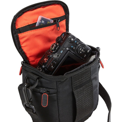 Alternate-Image1 Image for Case Logic Compact DCB-304 Carrying Case Digital Camera, Accessories, Cord - Black