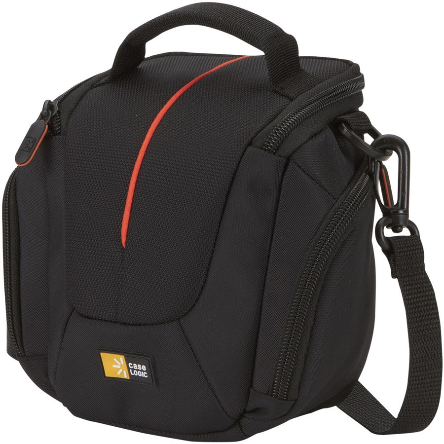 Left Image for Case Logic Compact DCB-304 Carrying Case Digital Camera, Accessories, Cord - Black