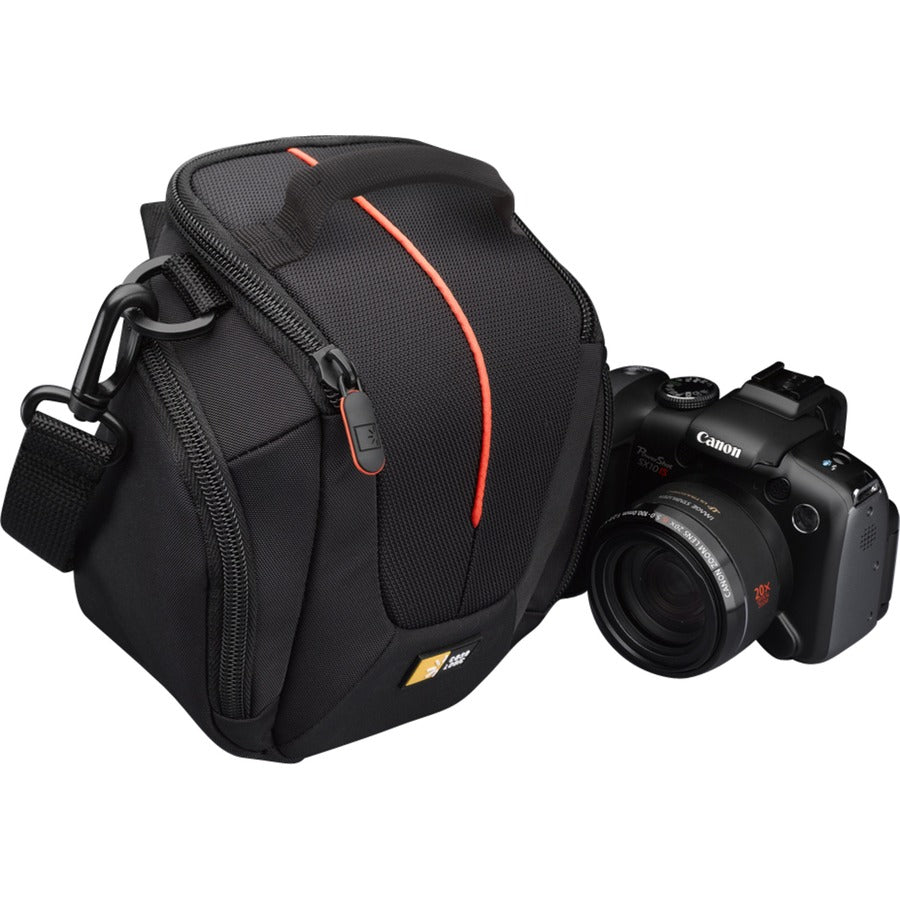 Alternate-Image4 Image for Case Logic Compact DCB-304 Carrying Case Digital Camera, Accessories, Cord - Black