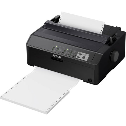 Alternate-Image2 Image for Epson LQ-590II N 24-pin Dot Matrix Printer - Monochrome - Energy Star