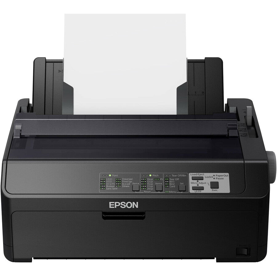 Alternate-Image3 Image for Epson LQ-590II N 24-pin Dot Matrix Printer - Monochrome - Energy Star