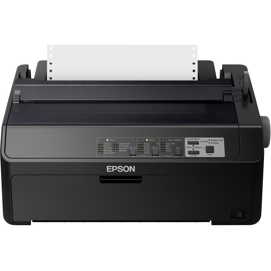 Alternate-Image5 Image for Epson LQ-590II N 24-pin Dot Matrix Printer - Monochrome - Energy Star