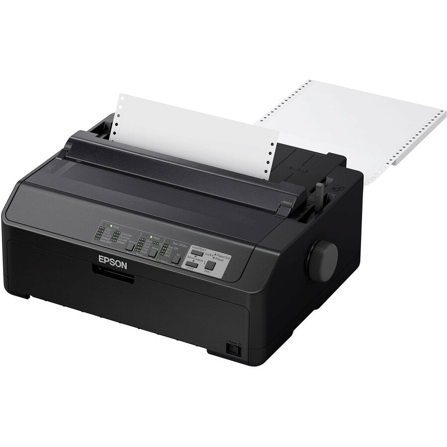 Alternate-Image1 Image for Epson LQ-590II N 24-pin Dot Matrix Printer - Monochrome - Energy Star