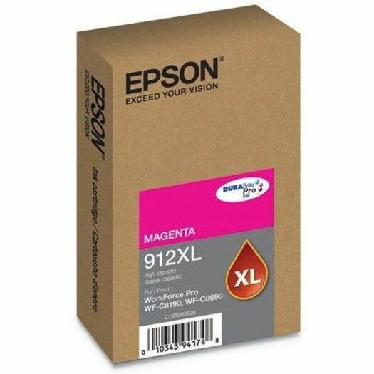 Alternate-Image1 Image for Epson DURABrite Pro 912XL Original High Yield Inkjet Ink Cartridge - Magenta Pack