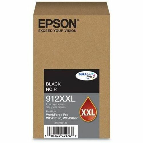 Main Image for Epson DURABrite Pro 912XXL Original Extra High Yield Inkjet Ink Cartridge - Black Pack