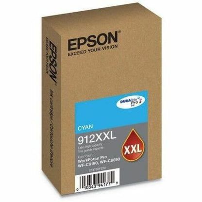 Alternate-Image1 Image for Epson DURABrite Pro 912XXL Original Extra High Yield Inkjet Ink Cartridge - Cyan Pack