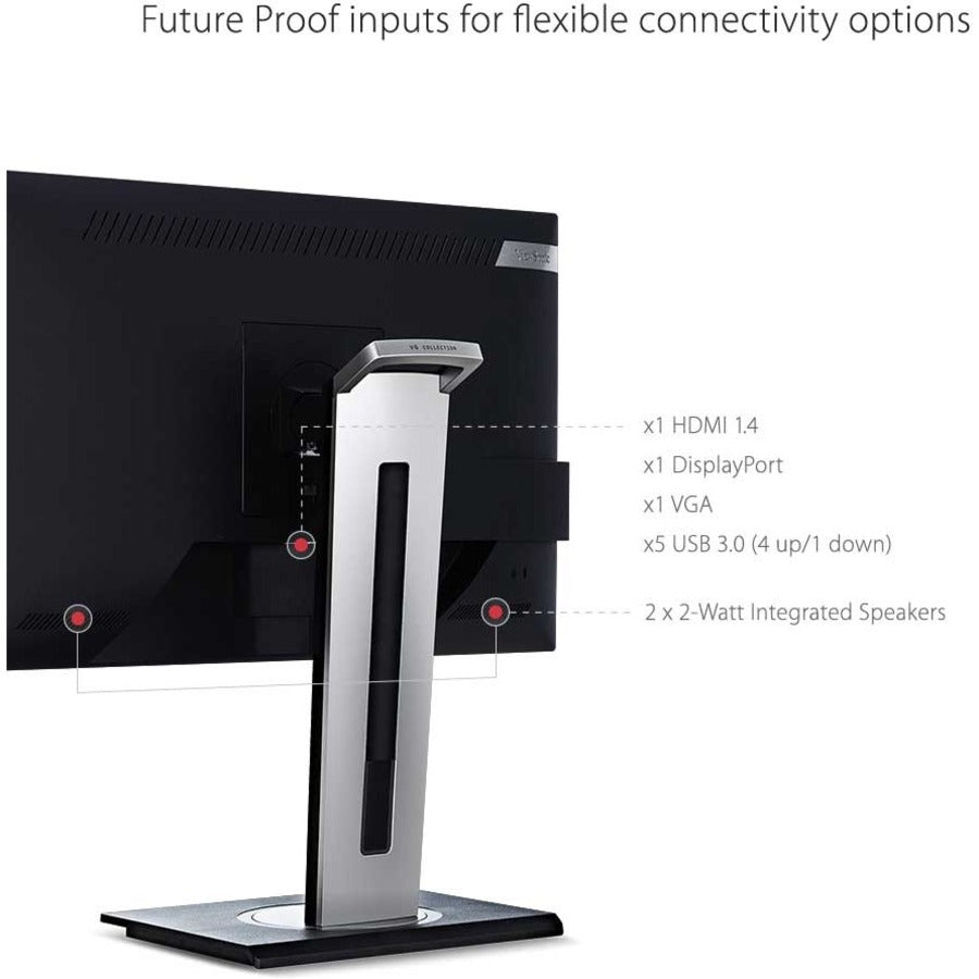 Alternate-Image10 Image for ViewSonic VG2248 22 Inch IPS 1080p Ergonomic Monitor with HDMI DisplayPort USB and 40 Degree Tilt for Home and Office
