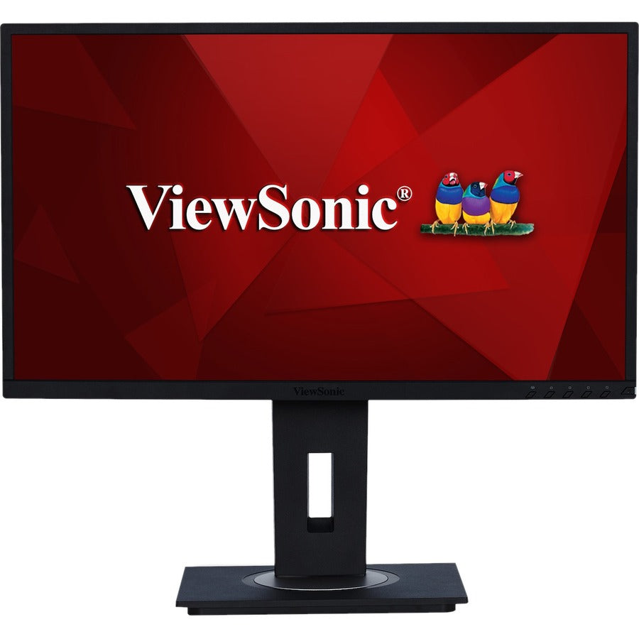 Front Image for ViewSonic VG2248 22 Inch IPS 1080p Ergonomic Monitor with HDMI DisplayPort USB and 40 Degree Tilt for Home and Office