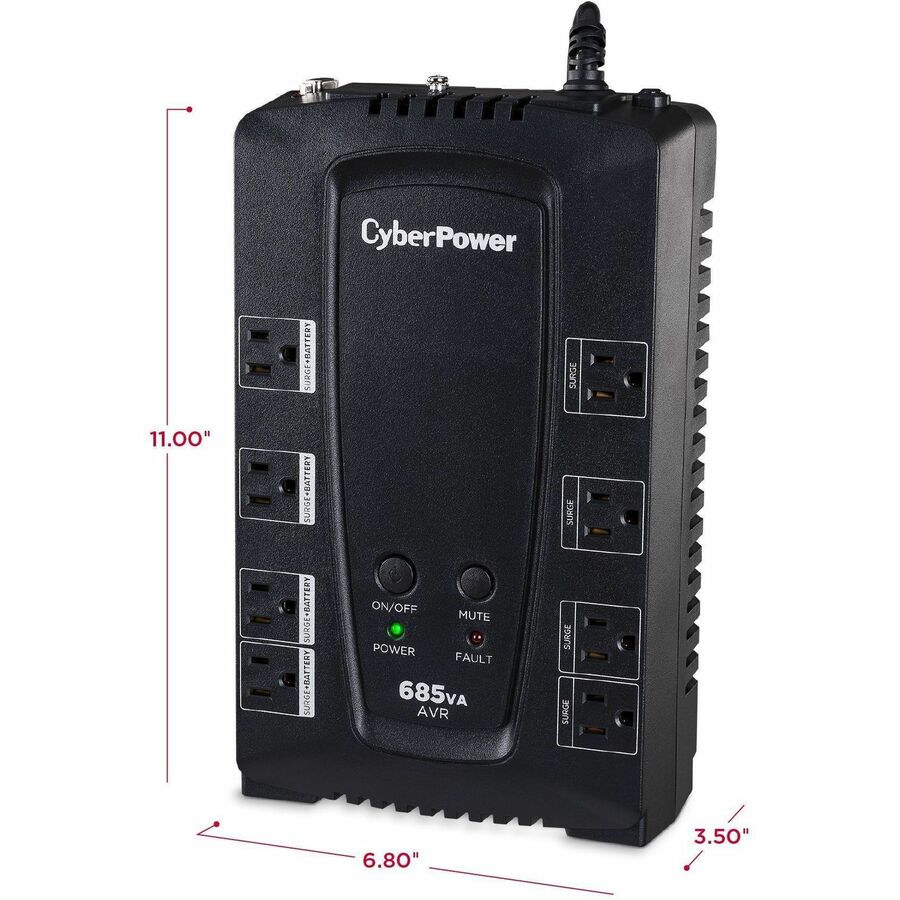 Alternate-Image2 Image for CyberPower CP685AVRG AVR UPS Systems