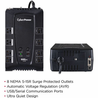 Alternate-Image1 Image for CyberPower CP685AVRG AVR UPS Systems