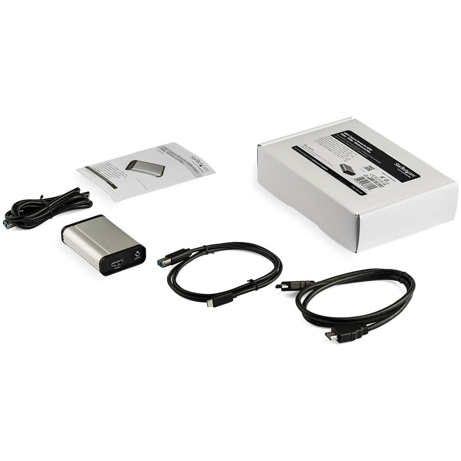 Alternate-Image5 Image for StarTech HDMI to USB C Video Capture Device UVC 1080p 60fps, External USB 3.0 HDMI Audio/Video Capture/Live Streaming/Recorder, TAA