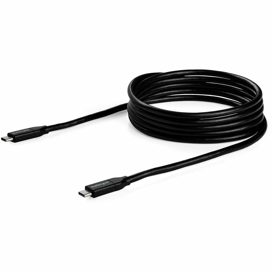 Alternate-Image3 Image for StarTech.com 2m 6 ft USB C to USB C Cable w/ 5A PD - M/M - USB 2.0 - USB-IF Certified - USB Type C Cable - USB C Charging Cable - USB C PD Cable
