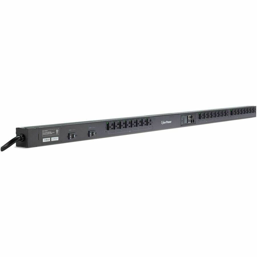 Alternate-Image1 Image for CyberPower PDU81102 100 - 120 VAC 30A Switched Metered-by-Outlet PDU