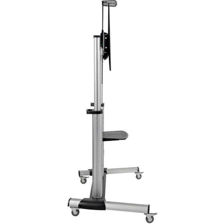 Alternate-Image4 Image for Eaton Tripp Lite Series Heavy-Duty Rolling TV Stand, Height Adjustable, 60" - 100" Screens