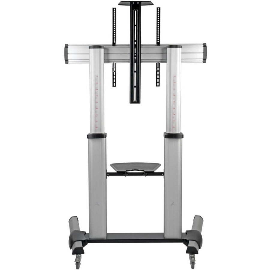 Rear Image for Eaton Tripp Lite Series Heavy-Duty Rolling TV Stand, Height Adjustable, 60" - 100" Screens