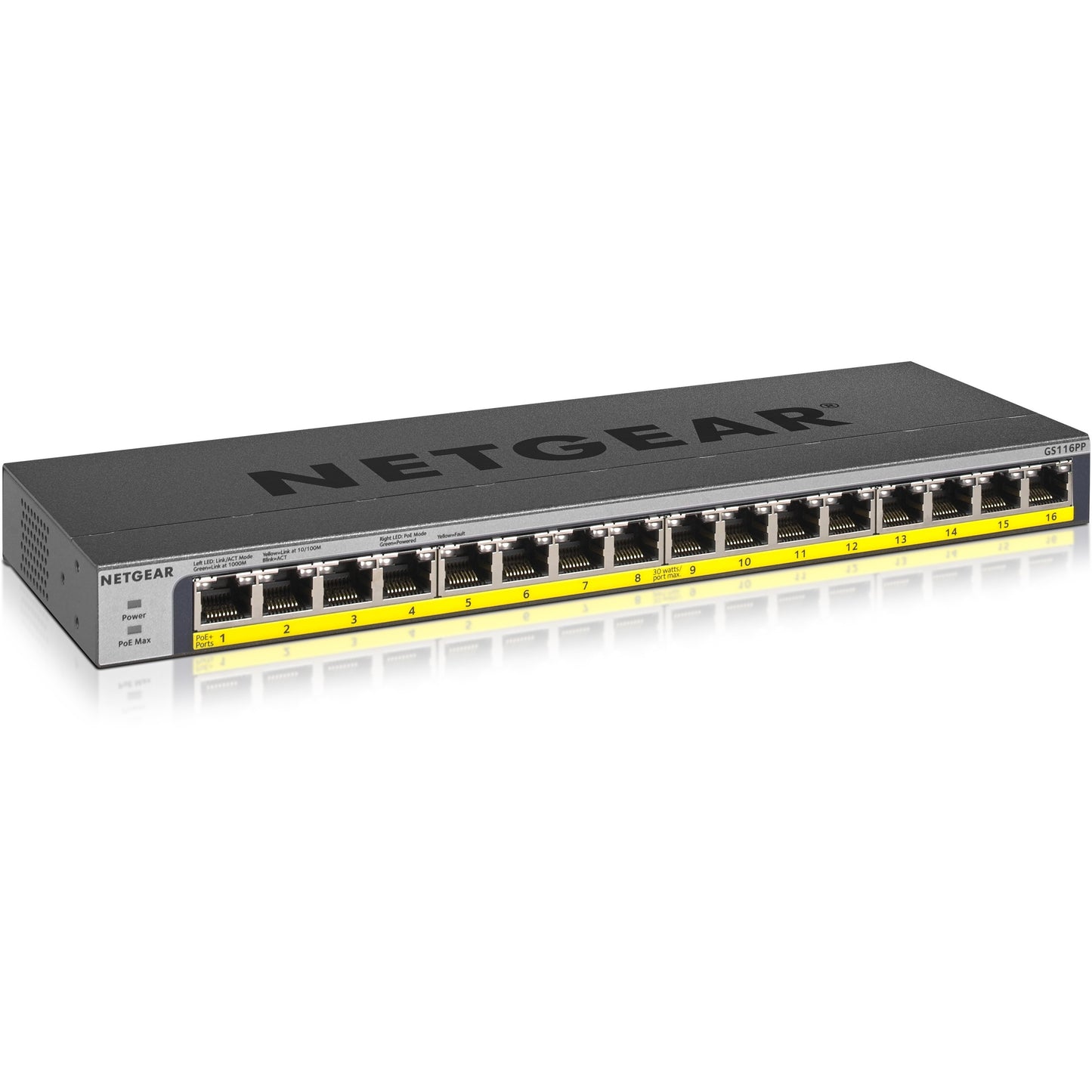 Main Image for Netgear 16-Port 183W PoE/PoE+ Gigabit Ethernet Unmanaged Switch