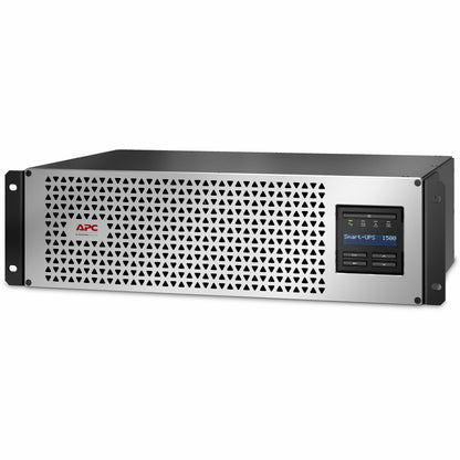 Main Image for APC Smart-UPS, Line Interactive, 1500VA, Lithium-ion, Rackmount 3U, 120V, 6x NEMA 5-15R outlets, SmartConnect Port+SmartSlot, Short Depth, AVR, LCD