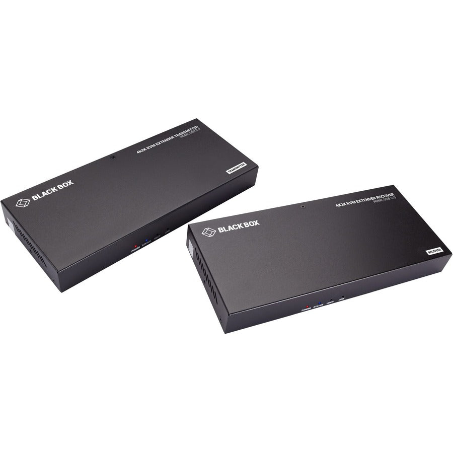 Top Image for Black Box KVM Extender - 4K@60Hz, HDMI 1.4, USB 2.0, CAT5e/6/6A