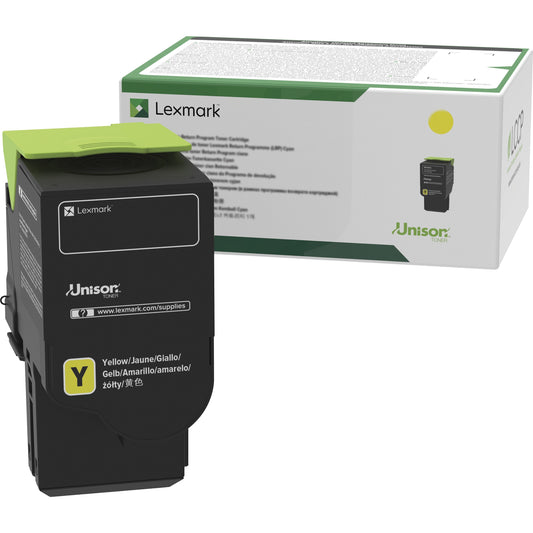 Main Image for Lexmark Unison Original Standard Yield Laser Toner Cartridge - Yellow - 1 Each