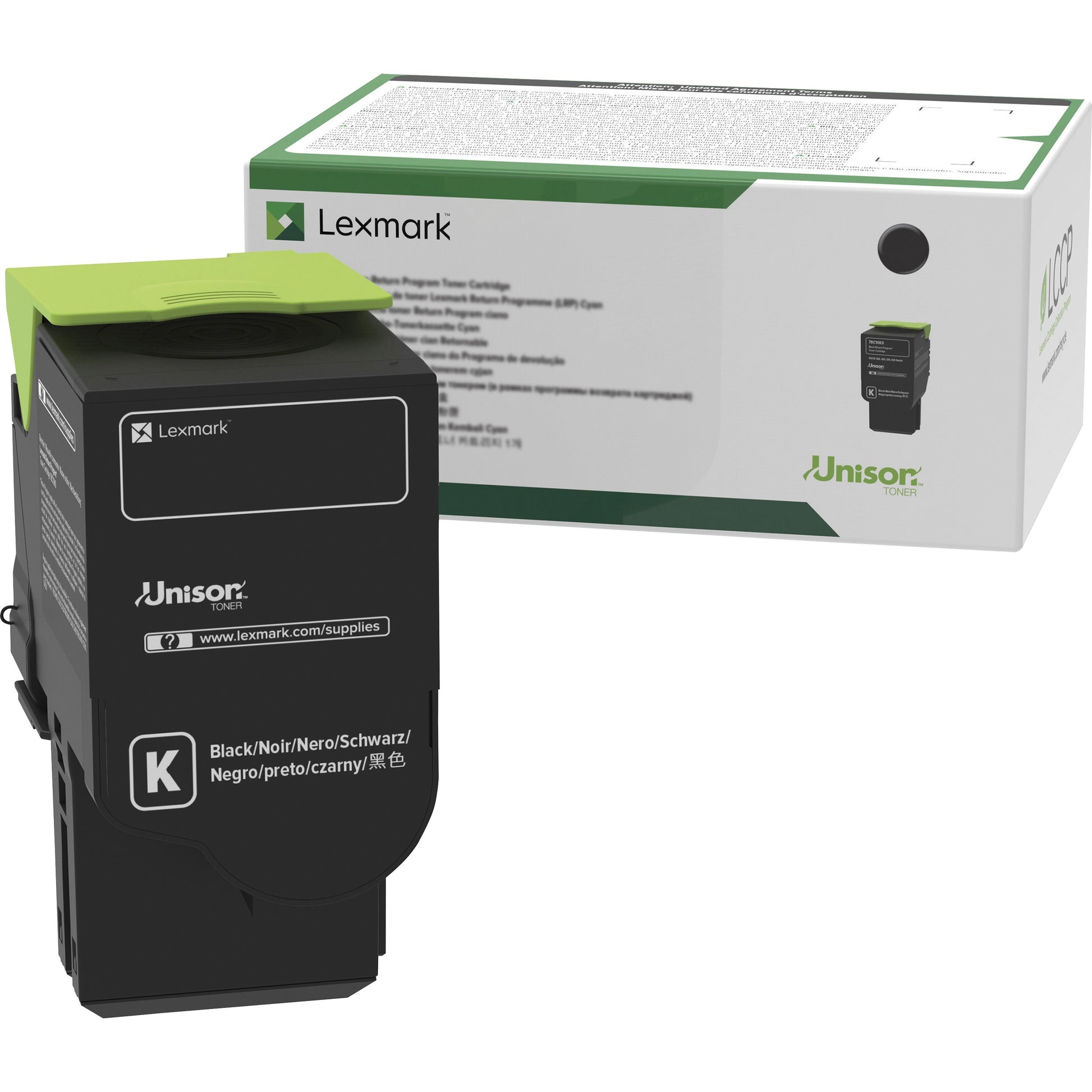 Main Image for Lexmark Unison Original Standard Yield Laser Toner Cartridge - Black - 1 Each
